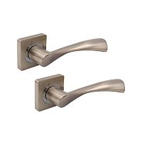 Ручки на розеті KEDR R08.023-AL SN/CP сатин/хром